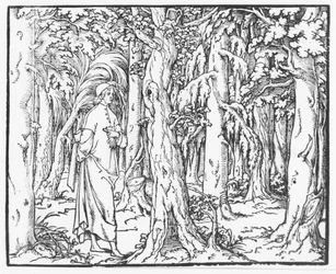 Pagina uit "Discours du Songe de Poliphile", door Francesco Colonna, 1546