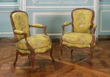 Paar Louis XV fauteuils, 1723-74