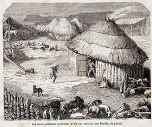 Parijse kolonisten konden een huis, een gezin, een pecule hebben (Gallische inwoners van Lutetia) - in 