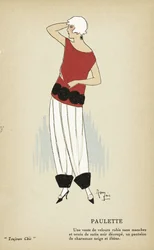 Paulette uit Toujours Chic, geb. 1921-22 (sjabloondruk)