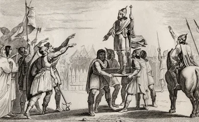 Pharamond, legendarische koning van Frankrijk, uit 