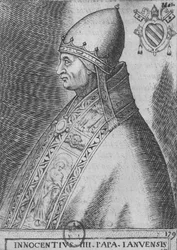Paus Innocentius III (gravure)