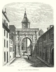 Zwarte poort, in Besançon