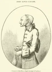 Portret van John Elwes (gravure)