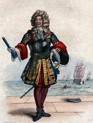 Portret van Abraham Duquesne (1610-1688), Franse markies en marineofficier.