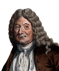 Portret van Alain Rene Lesage, Franse romanschrijver en toneelschrijver