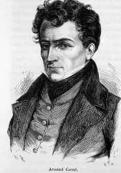 Portret van Armand Carrel, Franse journalist en politiek schrijver (1800-1836)