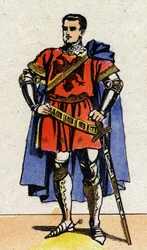 Portret van Bertrand du Guesclin, connetable van Frankrijk.