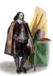 Portret van Blaise Pascal (1623-1662), Franse wiskundige en schrijver