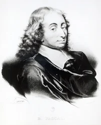 Portret van Blaise Pascal (1623-62) gegraveerd door Francois Seraphin Delpech (1778-1825)