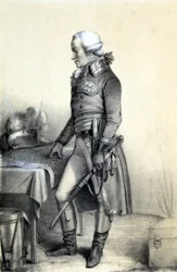Portret van Charles François du Périer genaamd Dumouriez (1739-1823), Franse generaal. - in 