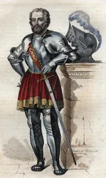 Portret van Chevalier de Bayard (1475-1524), Franse soldaat
