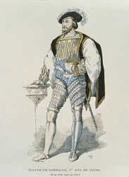 Portret van Claude de Lorraine (1496-1550) Hertog van Guise