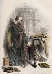 Portret van Clement des Marets, genaamd Marot