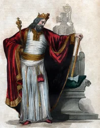 Portret van Clovis I (466-511)