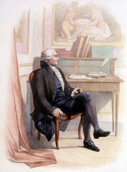 Portret van Condorcet - in 