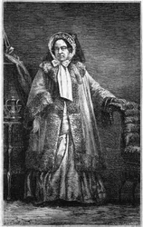 Portret van Gravin Dash (Anne Gabrielle de Cisternes de Cutiras, Viscount van Poilloue de Saint Mars)