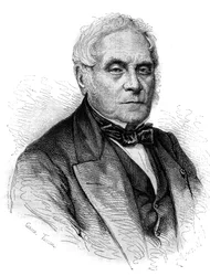 Portret van Daniel Francois Esprit Auber (Daniel-Francois-Esprit) (1782-1871), Franse componist. Gravure uit 1867-1868.
