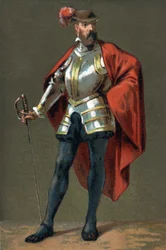 Portret van Francisco Pizarro (Francois Pizarre).