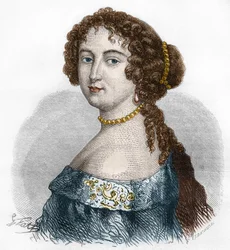 Portret van Françoise Athénaïs, Marquise de Montespan (1640-1707). Gravure uit 1879.