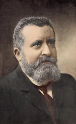 Portret van de Franse politicus Jean Jaurès (1859-1914)