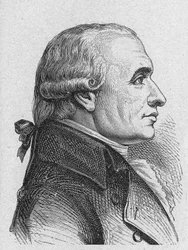 Portret van Gaspard Monge, Graaf van Peluse (1746 - 1818), Franse wiskundige - in 