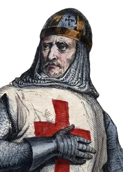 Portret van Godfried van Bouillon (104061-1100), Frankische ridder, een van de leiders van de Eerste Kruistocht