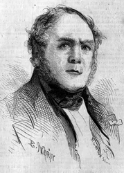 Portret van Henri Boulay de la Meurthe (1797-1858), Franse senator. Gravure door Morin in 