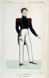 Portret van Henri Eugene Philippe Louis d