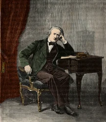 Portret van Henri Victor Regnault (1810-1878) - Franse natuurkundige en chemicus (1810-78) - Gravure in 