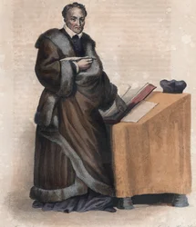 Portret van Jacques Amyot (1513-1593), Franse bisschop, schrijver en vertaler
