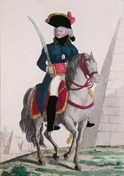 Portret van Jean Baptiste Kleber (1753-1800) bij de Piramides, eind 18e eeuw
