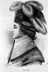 Portret van Jean François Rewbell (of Reubell), Franse politicus (1747 - 1807) - in 