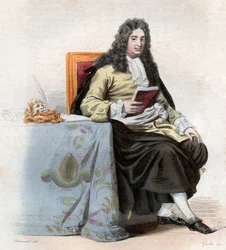 Portret van Jean Racine (1639-1699), Franse dramaturg.
