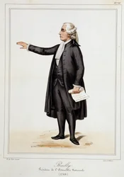 Portret van Jean Sylvain Bailly (1736 - 1793) - in 