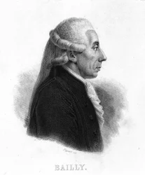 Portret van Jean Sylvain Bailly - in 