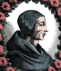 Portret van Johannes Duns Scotus (ca. 1265-ca. 1308)