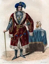 Portret van Jan van Orléans, Graaf van Dunois (Bastaard van Orléans) (1402-1468)