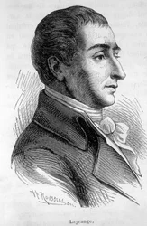 Portret van Joseph Louis, Graaf van Lagrange (1736-1813), Franse wiskundige - in 