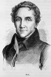 Portret van Louis-Mathieu Mole - Portret van Louis Mathieu, Graaf van Mole (1781 - 1855), Franse politicus - in 