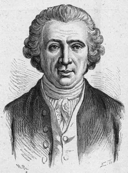 Portret van Louis Jean Marie Daubenton, Franse natuuronderzoeker (1716-1800). Gravure uit 1889. Privécollectie