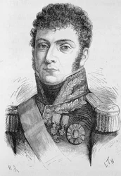 Portret van Molitor, Maarschalk van Frankrijk (1770 - 1849) - uit "L