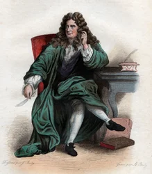 Portret van Nicolas Boileau Despreaux (1636-1711), Franse dichter en criticus