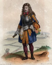 Portret van Nicolas Catinat de La Fauconnerie (1637-1712), Franse militaire commandant en Maarschalk van Frankrijk.