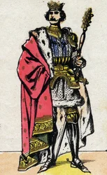 Portret van Filips VI van Valois (1294-1350), Koning van Frankrijk.