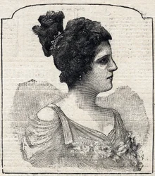 Portret van prinses Caraman-Chimay (Clara Ward - 1873 - 1916)
