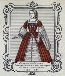 Portret van koningin Claude van Frankrijk (1499-1524)