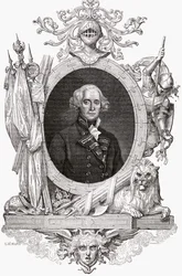 Portret van Richard, Graaf Howe (1726-99) Engelse marineofficier
