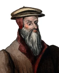 Portret van Robert I Estienne, Franse drukker