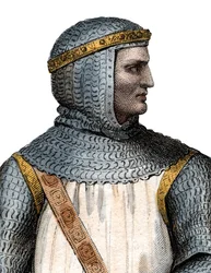 Portret van Rollo (Robert I) (860-ca. 927-933), Vikingleider en hertog van Normandië.